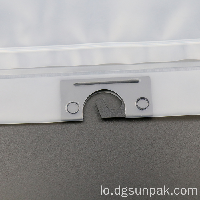 ຖົງຢາງທີ່ກໍາຫນົດເອງ hook ຖົງການຫຸ້ມຫໍ່ header ອາກາດຫນາວ